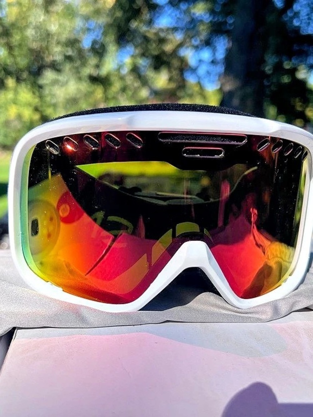 Smith Ski Goggles White & Red